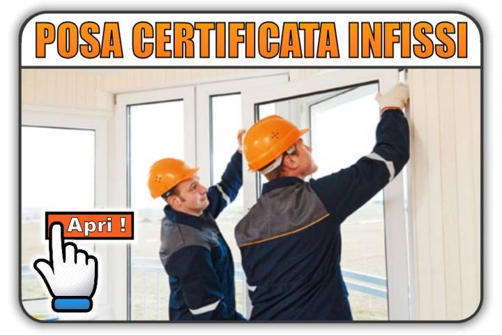 posa certificata infissi Monza finestre